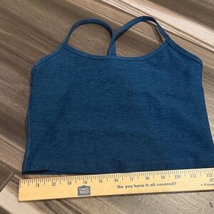 Beyond Yoga Blue Crop Top